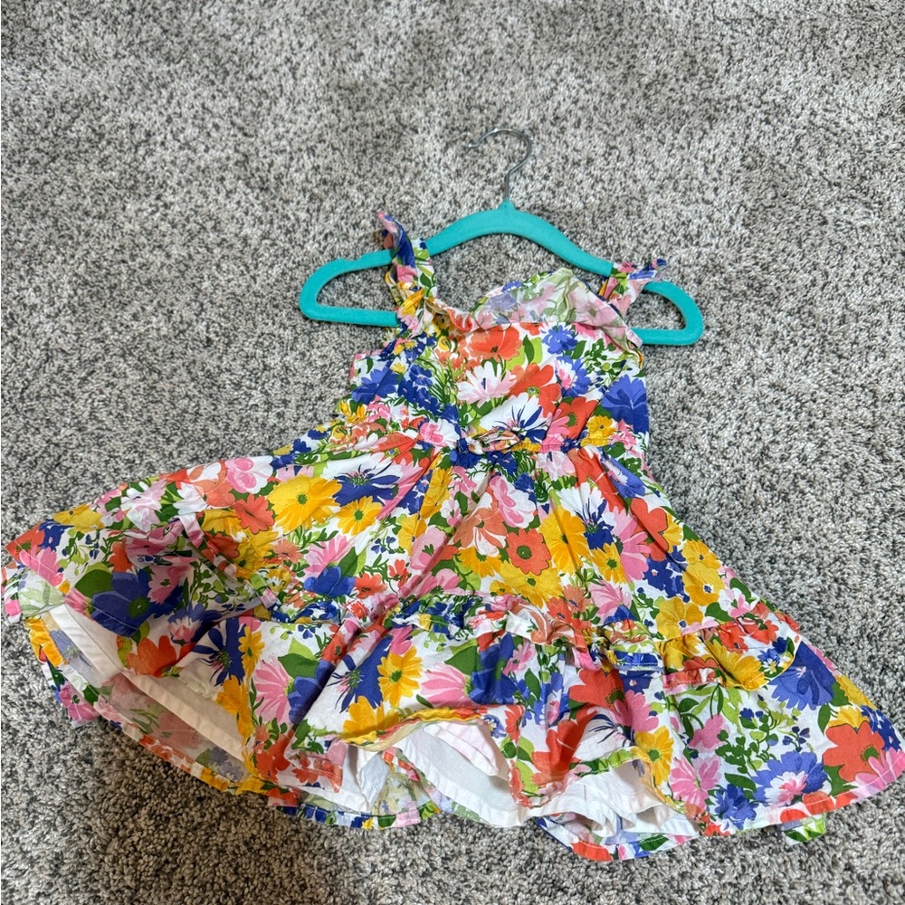 Janie and Jack Colorful Floral Dress
